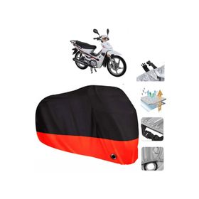 RMG Moto Gusto Spark 50 Siyah Arka Çanta Uyumsuz Ultra Kalın Su Geçirmez Motor Brandası