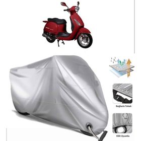 RMG Moto Gusto Venice Siyah Arka Çanta Uyumsuz Ultra Kalın Su Geçirmez Motor Brandası