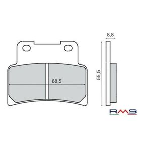 Rms Aprili RS 125 2T Ön Fren Balata