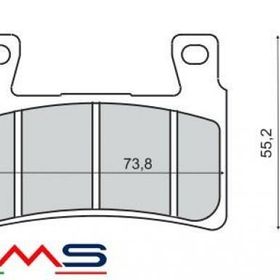 Rms Honda CBR 600 F 1999-2007 Ön Fren Balata