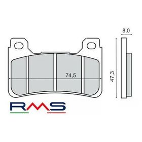 Rms Honda CBR 600 RR 2005 ve Sonrası Ön Fren Balata