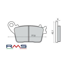 Rms Honda CBR 600 RR 2007 ve Sonrası Arka Fren Balata