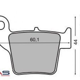 Rms Honda CRF 450 R/X Arka Fren Balatası