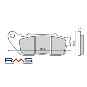 Rms Honda Crossrunner Arka Fren Balata