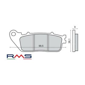 Rms Honda Crossrunner Arka Fren Balata