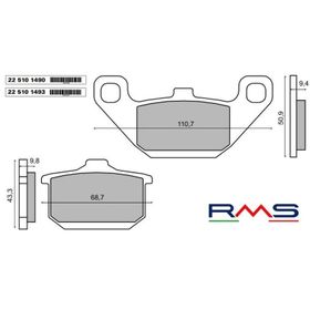 Rms Kawasaki En 500 Ön Fren Balata