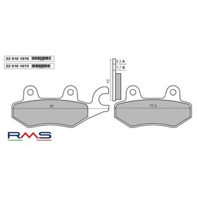 Rms Kawasaki EX 250 R Ön Fren Balata
