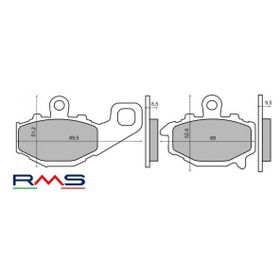 Rms Kawasaki Z 1000 2015 ve Sinter Metal Öncesi Arka Fren Balata