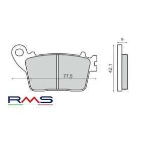 Rms Kawasaki ZX-10 R 2011 ve Sonrası Arka Fren Balata