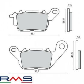 Rms N-MAX 125/155 Ön Fren Balata