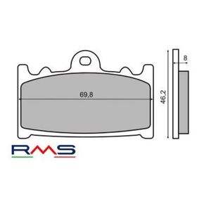 Rms Suzuki GSX-R 600 2003 ve Öncesi Ön Fren Balata