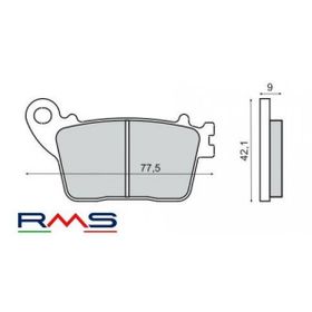 Rms Suzuki GSX-R 600 2011 ve Sonrası Arka Fren Balata