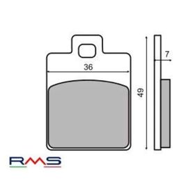 Rms Vespa LX 125 İE 2010-2013 Ön Fren Balata