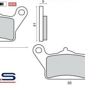 Rms Yamaha Tricity 125 Brenta Ön Sol Fren Balata