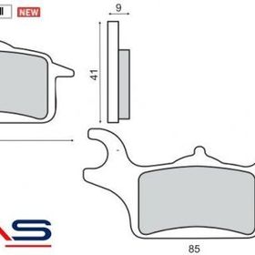 Rms Yamaha Tricity 300 Ön Sağ Fren Balata