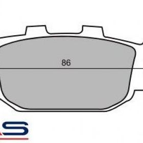 Rms Yamaha XJ 6 Diversion 2013-2016 Arka Fren Balata