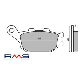 Rms Yamaha XJ 6 Diversion 2013-2016 Arka Fren Balata