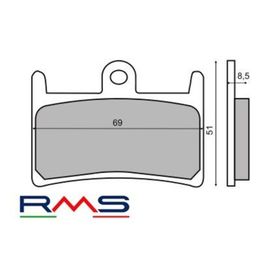 Rms Yamaha YZF R1 1998-2006 Ön Fren Balata