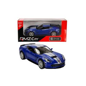 RMZ City Amerikan Serisi Chevrolet Corvette Grand Sport Mavi 1:32 Die Cast Çek Bırak Model Araba