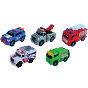 Road Rippers Acil Yardım 5'li Mini Şehir Araçları