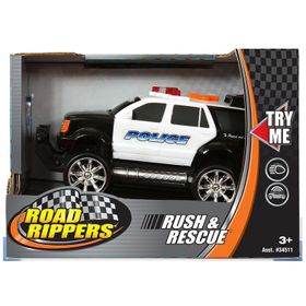 Road Rippers Rush Rescue Sesli ve Işıklı Polis Aracı Jeep