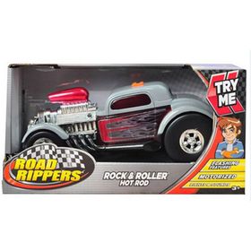 Road Rippers TYS-33326 Rock Roller Hotrodsesli Titreşimli Klasik Araç Siyah