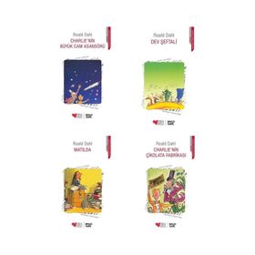 Roald Dahl Çocuk Edebiyatı Seçkisi 4 Kitap - Can Yayınları
