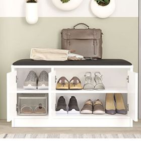 Robin Home Comfort Puflu 90 cm 3 Kapaklı Dolap