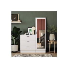 Robin Home Lyana Aynalı Beyaz Şifonyer