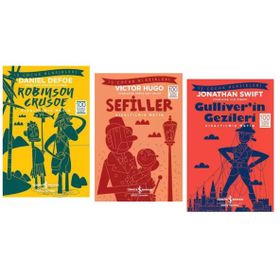 Robinson Crusoe - Sefiller - Gulliver'in Gezileri - Kısaltılmış Metin 100 Temel Eser