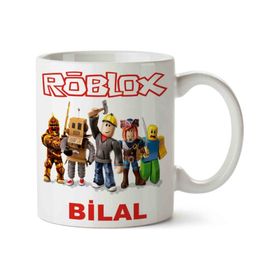 Roblox Tasarımlı Kişiye Özel İstediğiniz İsim Yazılır Baskılı Kupa