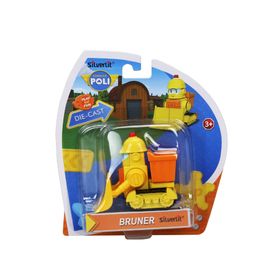 Robocar Poli Metal Araç Bruner Figür Oyuncak