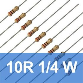 Robocombo 10 Adet 10 Ohm 10R 1/4 W Direnç