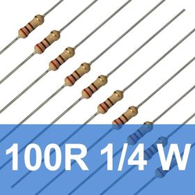 Robocombo 10 Adet 100 Ohm 100R 1/4 W Direnç
