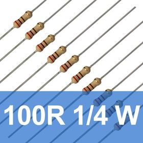 Robocombo 10 Adet 100 Ohm 100R 1/4 W Direnç
