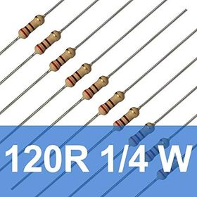 Robocombo 10 Adet 120 Ohm 120R 1/4 W Direnç