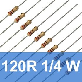Robocombo 10 Adet 120 Ohm 120R 1/4 W Direnç