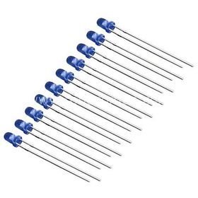 Robocombo 10 Adet 3 mm Mavi Diyot Led