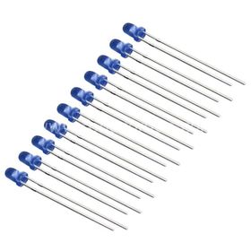 Robocombo 10 Adet 3 mm Mavi Diyot Led