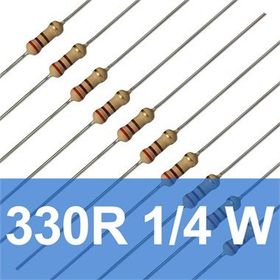Robocombo 10 Adet 330 Ohm 330R 1/4 W Direnç