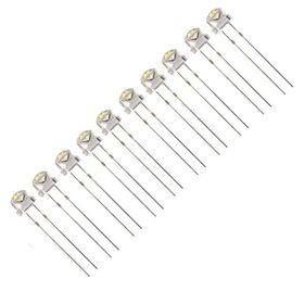 Robocombo 10 Adet 4.8 mm Şeffaf Beyaz Mantar Led