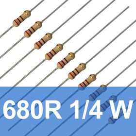 Robocombo 10 Adet 680 Ohm 680R 1/4 W Direnç