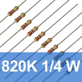 Robocombo 10 Adet 820K 1/4 W Direnç