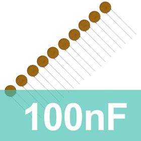 Robocombo 100nF 10 Adet Seramik Kondansatör