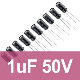Robocombo 1uf 50V 10 Adet Elektrolitik Kondansatör