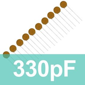 Robocombo 330pf 10 Adet Seramik Kondansatör