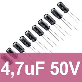 Robocombo 4.7uf 50V 10 Adet Elektrolitik Kondansatör
