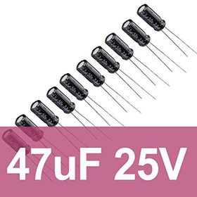 Robocombo 47uf 25V 10 Adet Elektrolitik Kondansatör