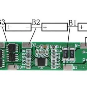 Robocombo 4S 12A BMS 14.8V-16.8V 18650 Lityum LiPo Pil Şarj Koruma Modülü