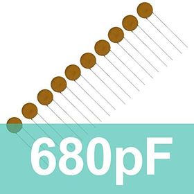 Robocombo 680pf 10 Adet Seramik Kondansatör